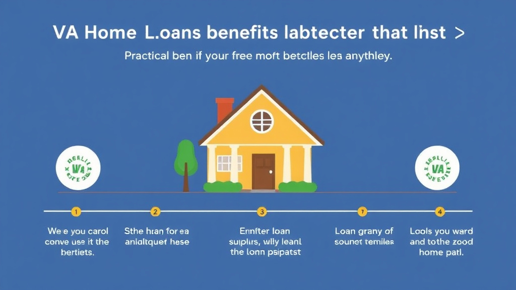 Visual guide for practical steps in va home loan benefits: zero down payment