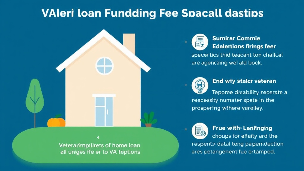 Visual guide for practical steps in va home loan funding fee exemption