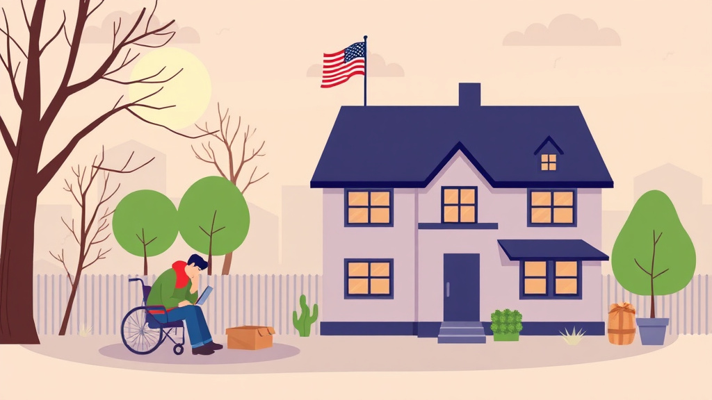 Illustration showing key concepts related to va homeless veteran programs and housing