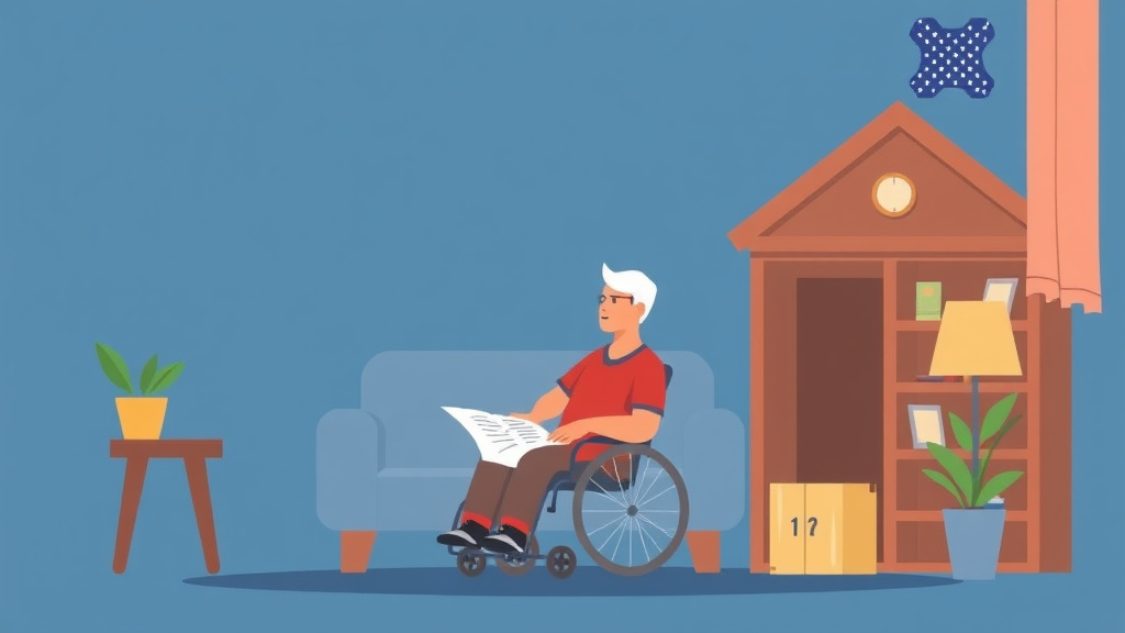 Illustration showing key concepts related to va housebound pension benefits