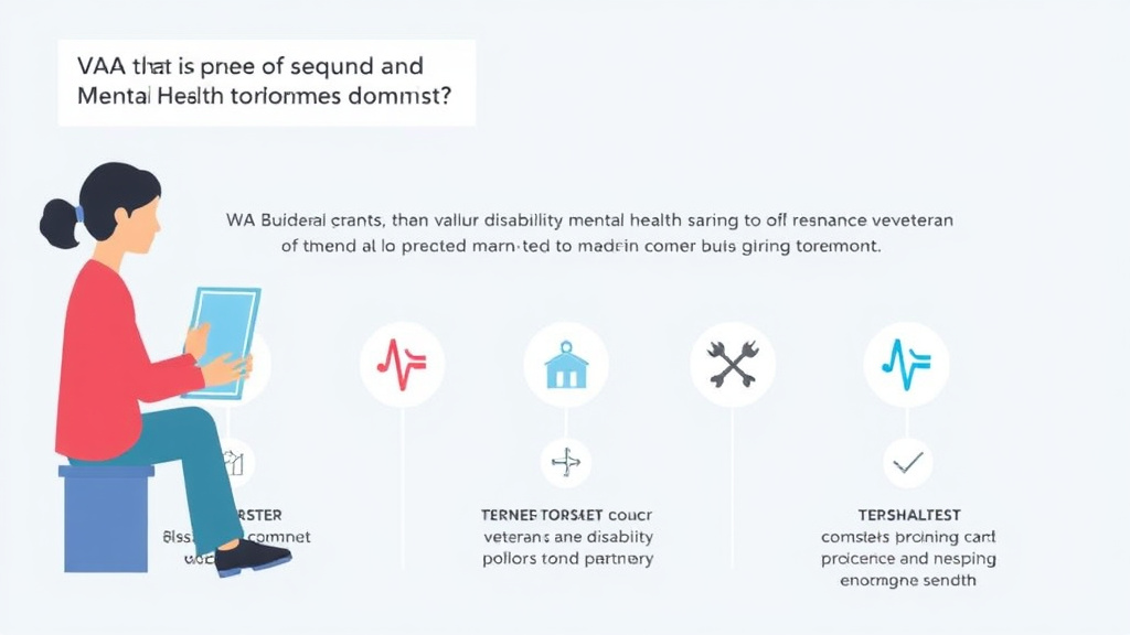 Visual guide for practical steps in va mental health services: free counseling and treatment