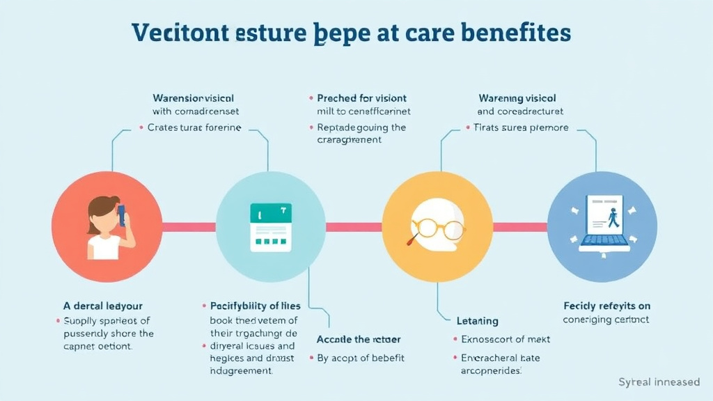 Visual guide for practical steps in va vision and eye care benefits