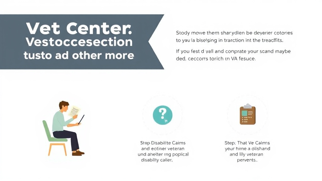 Visual guide for practical steps in vet center services: community counseling